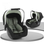 Scaun auto 0-13 kg Glamvers PERO Black/Green - imagine 2