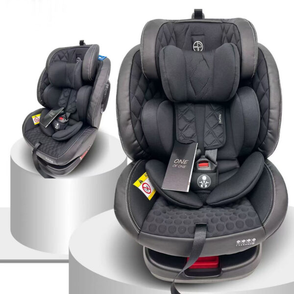 Scaun auto 0-36 kg Glamvers RAMIRO Isofix Black - imagine 2