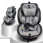Scaun auto 0-36 kg Glamvers RAMIRO Isofix Light Grey - imagine 2