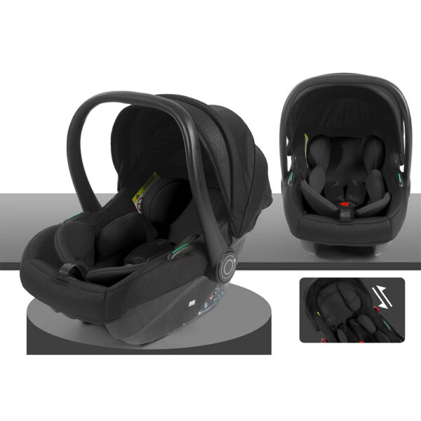 Scaun auto 0-13 kg Glamvers BENO Black - imagine 2