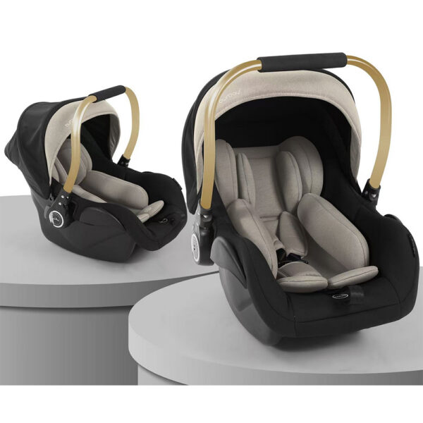 Scaun auto 0-13 kg Glamvers LINO Black/Brown - imagine 2