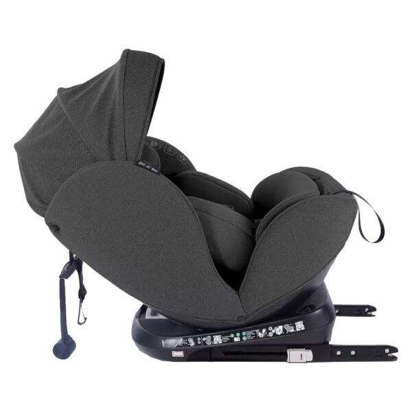 Scaun auto 0-36 kg Glamvers STAGE Isofix Dark Grey - imagine 2