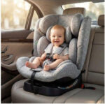 Scaun auto 0-36 kg Glamvers VIKKI Light Grey - imagine 3