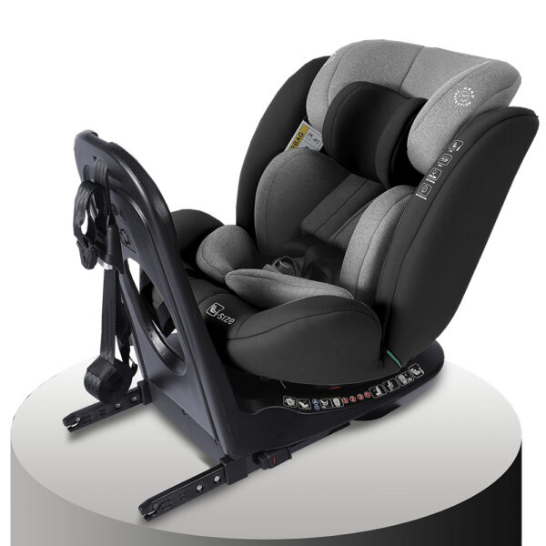 Scaun auto 0-36 kg Glamvers URBAN i-Size Isofix Black/Grey - imagine 2