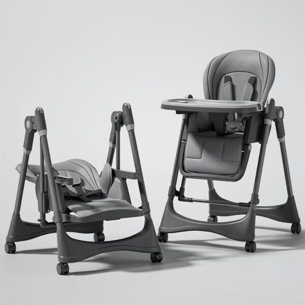 Стульчик-качели 2в1 Glamvers NOA Grey — изображение 2