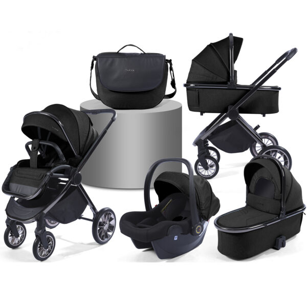 Carucior 3in1 Glamvers ELIAS Black - imagine 2