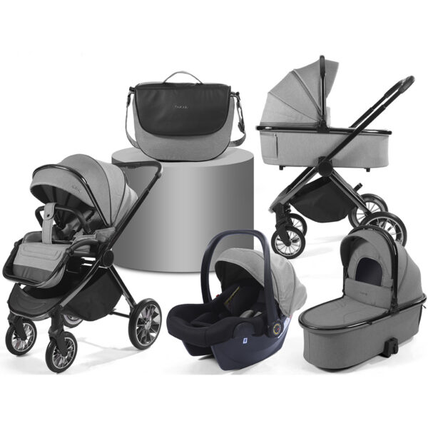 Carucior 3in1 Glamvers ELIAS Grey - imagine 2