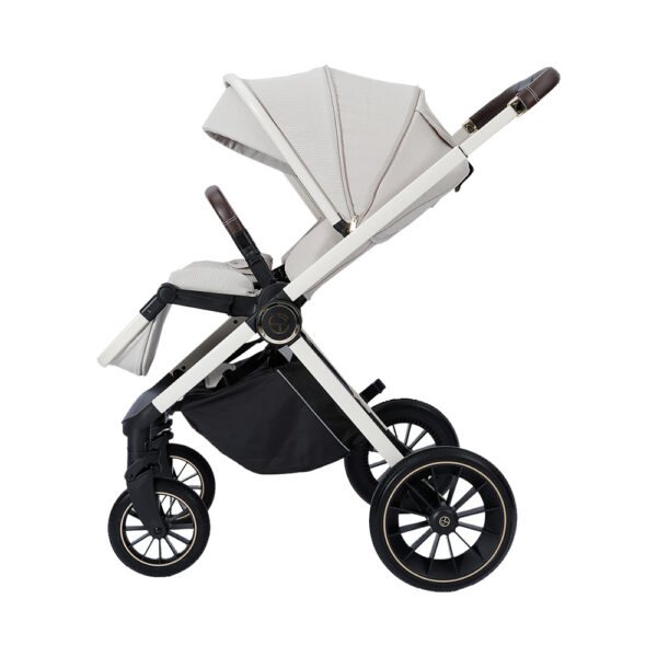 Carucior 3in1 Glamvers FORTUNO Beige - imagine 2
