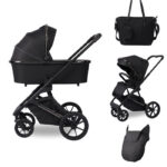 Carucior 2in1 Glamvers EVELINA Deep Black - imagine 4