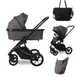Carucior 2in1 Glamvers EVELINA Iron Grey - imagine 3