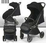 Carucior p/u copii Glamvers ALFA Black - imagine 2
