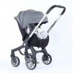 Carucior-scaun auto Glamvers HAPPY Grey