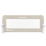 Bariera de pat Kikkaboo I AM SAFE Beige 102cm - imagine 3