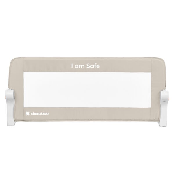 Bariera de pat Kikkaboo I AM SAFE Beige 102cm - imagine 3