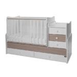 Patuc pentru copii Lorelli MAXI PLUS NEW White Amber - imagine 4