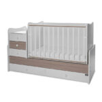 Patuc pentru copii Lorelli MAXI PLUS NEW White Amber - imagine 2