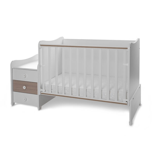 Patuc pentru copii Lorelli MAXI PLUS NEW White Amber - imagine 6