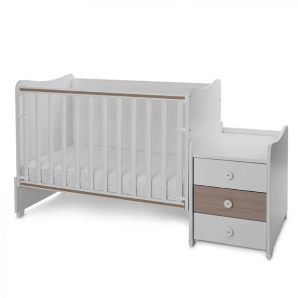 Patuc pentru copii Lorelli MAXI PLUS NEW White Amber - imagine 7