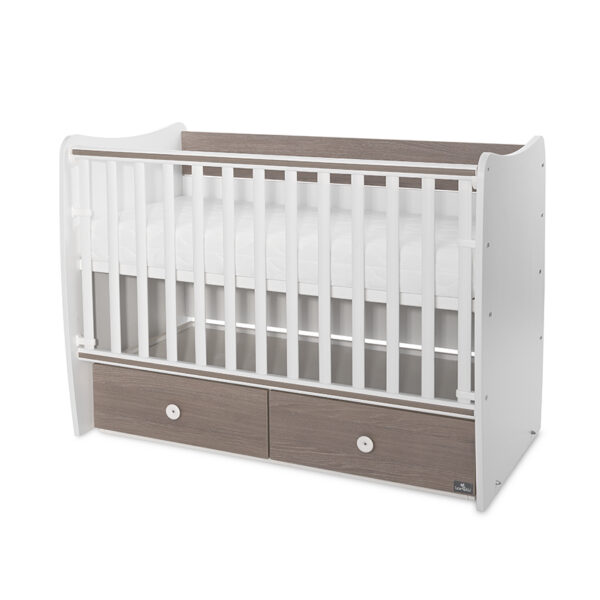 Кроватка детская Lorelli MATRIX NEW White Coffee — изображение 2