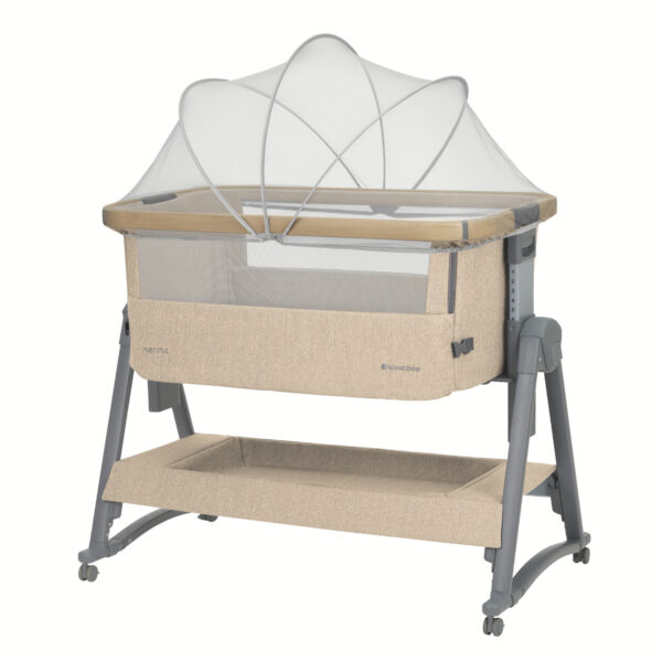 Patut Co-Sleeper Kikkaboo NANNA 2 Beige - imagine 10