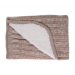 Детский вязаный плед 75*100 см, Sherpa Beige Melange