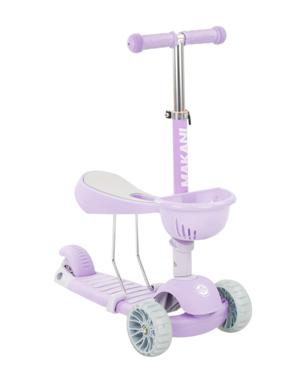 Trotineta 4-in-1 Bon-Bon Candy Liliac - imagine 2