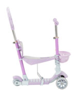 Trotineta 4-in-1 Bon-Bon Candy Liliac - imagine 4