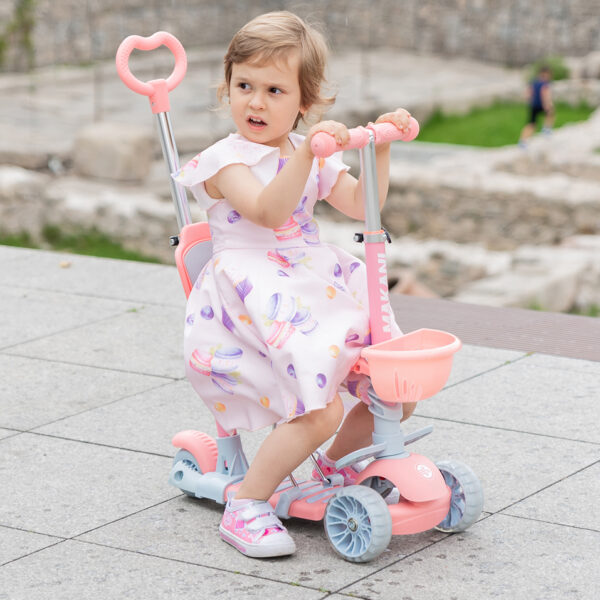 Самокат 4-в-1 Kikkaboo Bon-Bon Candy  Pink — изображение 5