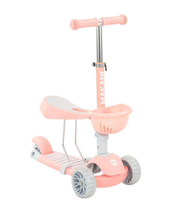 Самокат 4-в-1 Kikkaboo Bon-Bon Candy  Pink — изображение 4