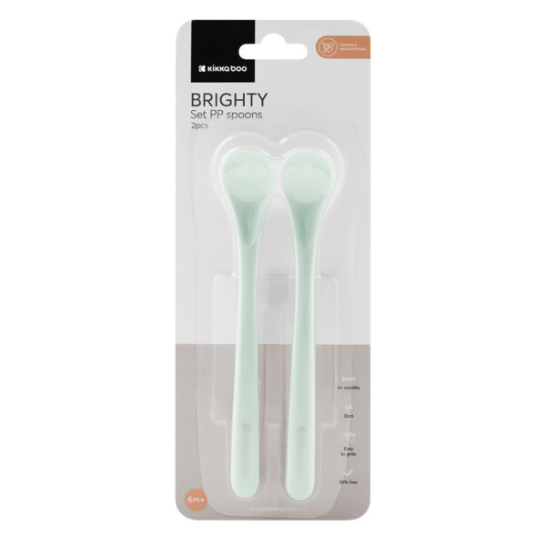 Набор ложек Kikkaboo Brighty Mint, 2 шт. — изображение 3