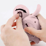Termometru de baie Kikkaboo Buddy Pink - imagine 3