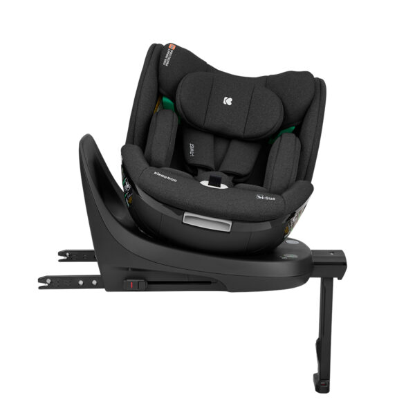 Scaun auto 40-150 cm Kikkaboo i-TWIST Isofix Black - imagine 9