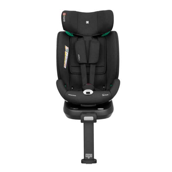 Scaun auto 40-150 cm Kikkaboo i-TWIST Isofix Black - imagine 3