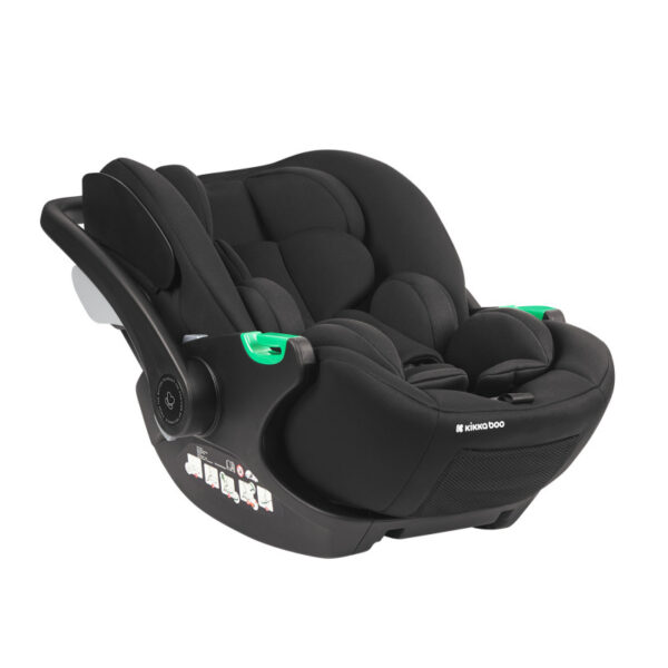 Scaun auto 40-85 сm Kikkaboo i-Trail i-SIZE Black - imagine 4