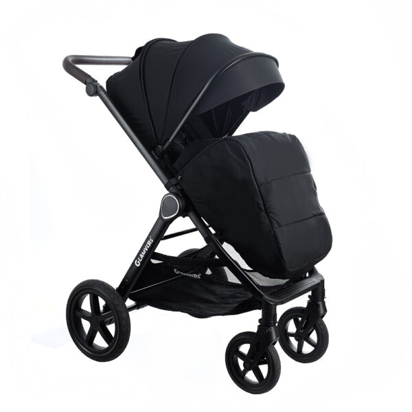 Carucior de plimbare reversibil Glamvers CARINA Black - imagine 2