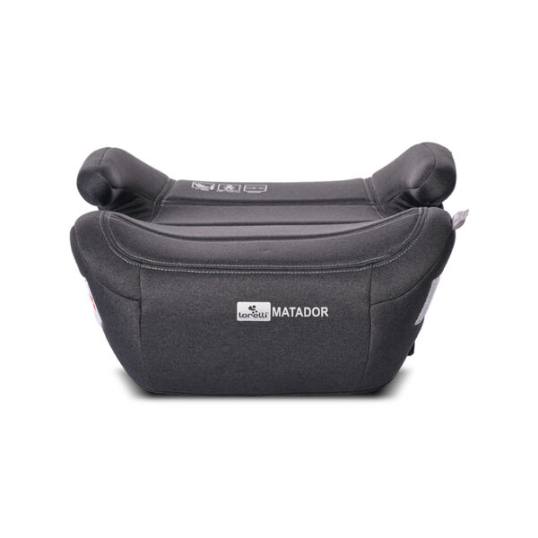 Scaun auto buster 125-150 cm Lorelli MATADOR i-SIZE ISOFIX Black Jasper - imagine 2