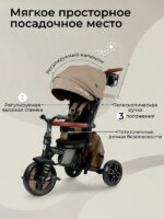 Tricicleta QPlay COMFO MAX Brown - imagine 6