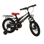 Bicicleta pentru copii 3-6 ani Glamvers CROSS Spoke Black 16" - imagine 2
