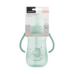 Cana cu pai si manere Kikkaboo Dino World Mint, 300 ml. - imagine 3