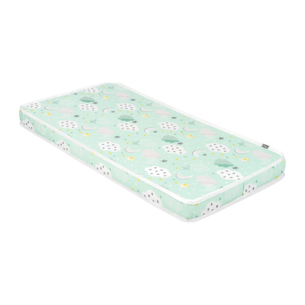 Матрас детский 60*120*9 см Kikkaboo Fantasia Clouds Mint — изображение 2