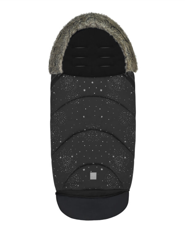 Sac de iarna pentru carucior Kikkaboo TRENDY Galaxy Black - imagine 7