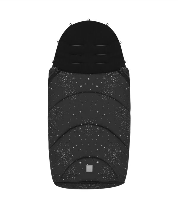 Sac de iarna pentru carucior Kikkaboo TRENDY Galaxy Black - imagine 2