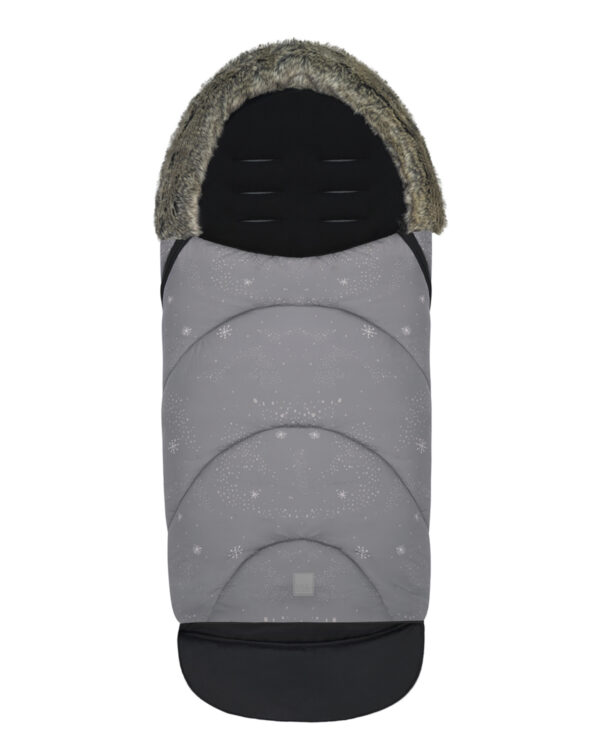 Sac de iarna pentru carucior Kikkaboo TRENDY Galaxy Grey - imagine 2