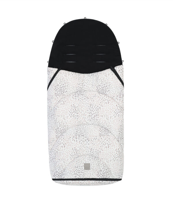 Sac de iarna pentru carucior Kikkaboo TRENDY Memphis White - imagine 3