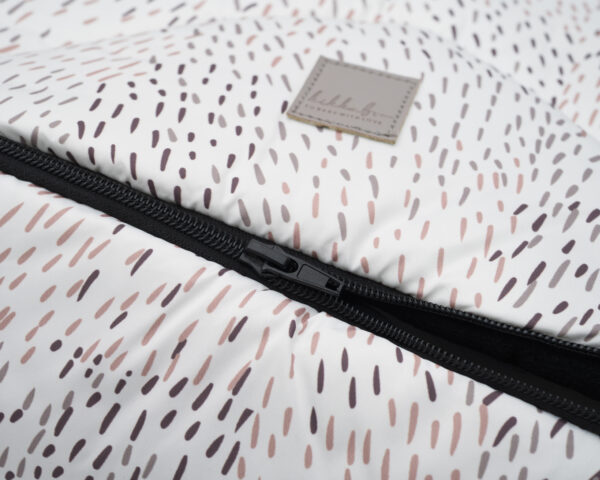 Sac de iarna pentru carucior Kikkaboo TRENDY Memphis White - imagine 7