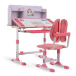 Set birou cu scaunel Glamvers APPLE Pink