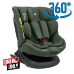 Автокресло 40-150 см Kikkaboo i-Defend Army Green