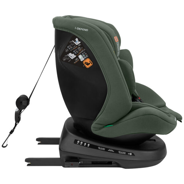 Автокресло 40-150 см Kikkaboo i-Defend Army Green — изображение 7