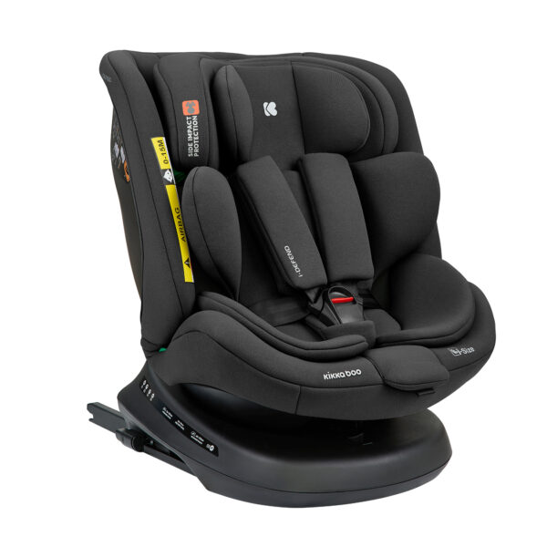 Scaun auto 40-150 сm Kikkaboo i-Defend Black - imagine 2