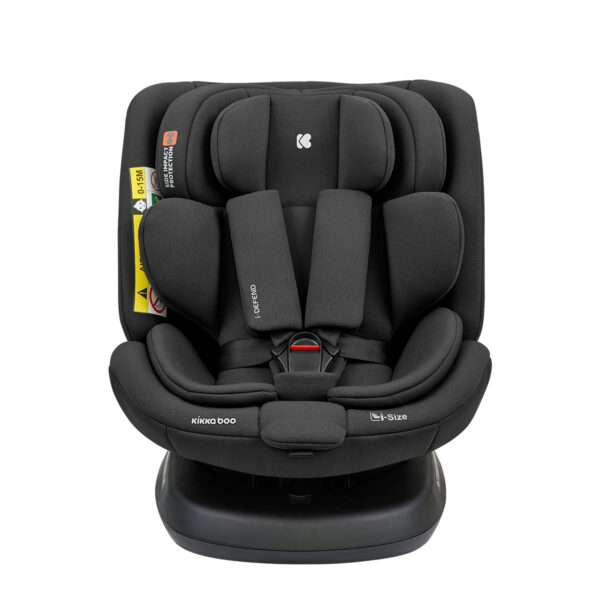 Scaun auto 40-150 сm Kikkaboo i-Defend Black - imagine 3